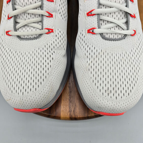 Skechers Shoes Men's 14 Gray Orange Mesh Lace Up Athletic Running Sneakers - Picture 6 of 9